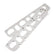 Stainless Works Hemi 5.7L/6.1L/6.4L D-Port Shaped Header 304SS Exhaust Flanges 1-7/8in Primaries