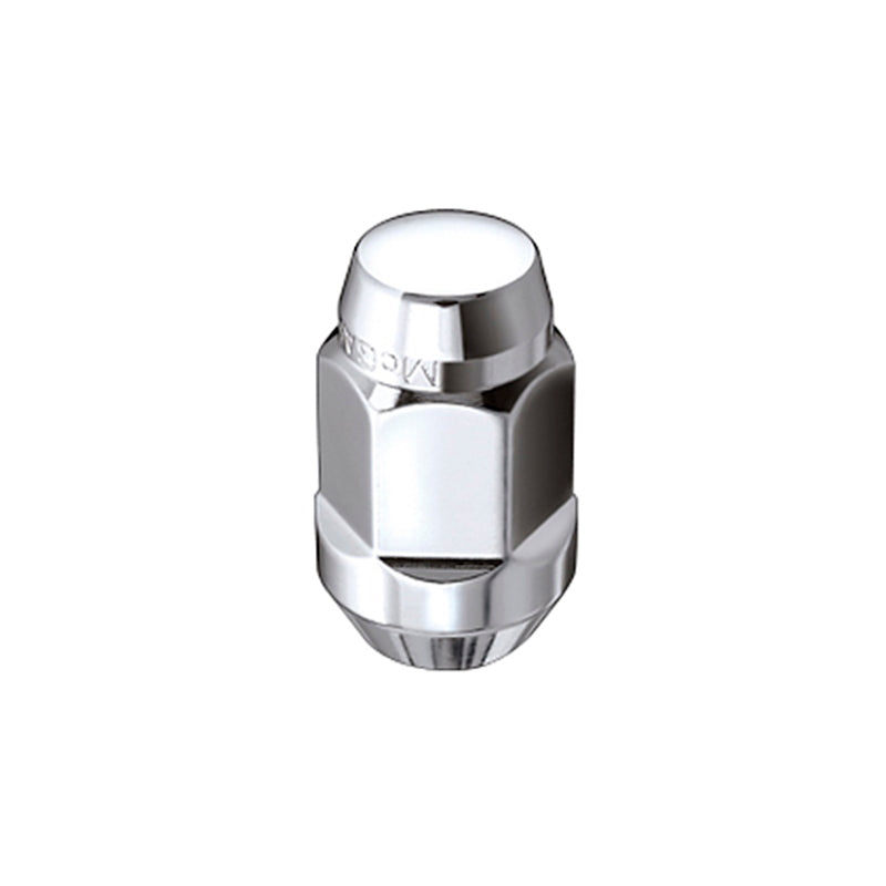 McGard Hex Lug Nut (Cone Seat Bulge Style) 1/2-20 / 3/4 Hex / 1.45in. Length (4-pack) - Chrome