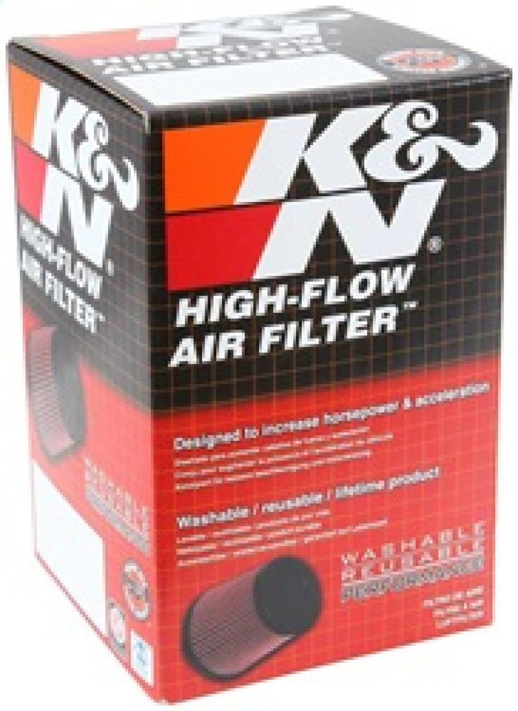 K&N Universal Rubber Filter 2.5 inch 5 Degree FLG 3.5 inch OD 4 inch Height