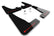 Rally Armor 22-26 Tesla Model X Black UR Mud Flap w/Red Logo