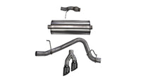 Corsa 2015-2020 Chevy Tahoe/GMC Yukon Cat-Back Exhaust Sport 3in Single Side Twin Black 4in Tips