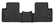 Husky Liners 15-22 Jeep Cherokee X-act Contour Series 2nd Seat Floor Liner - Black