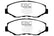 EBC 02-04 Honda CR-V 2.4 Greenstuff Front Brake Pads