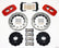 Wilwood AERO4 RearTruck Kit 14.25in Drill Red 1999-2010 GM 1500-SUV 1 Piston OE Caliper