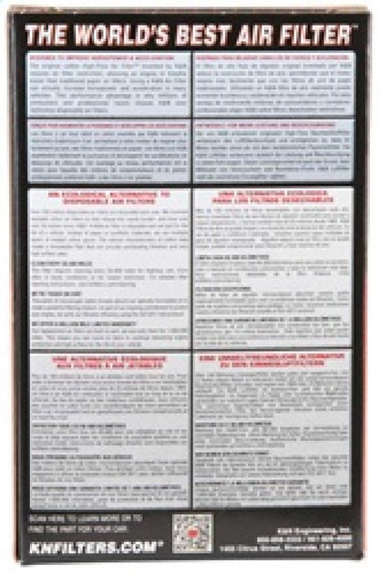 K&N Universal Air Filter | Round Tapered, 2.75in Flange, 6in Tall | RU-3120