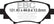 EBC 14+ Mazda 3 2.0 (Japan Build) Greenstuff Rear Brake Pads