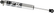 Fox 2.0 Performance Series 8.1in. Smooth Body IFP Stabilizer Steering Damper (Alum) - Black