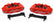 Wilwood Narrow Superlite 4R Rear Caliper & Bracket Kit - Red 97-13 C5/C6 Corvette w/ OEM Rotors