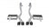 Corsa 1997-2004 Chevrolet Corvette C5 Z06 5.7L V8 Black Xtreme Axle-Back Exhaust