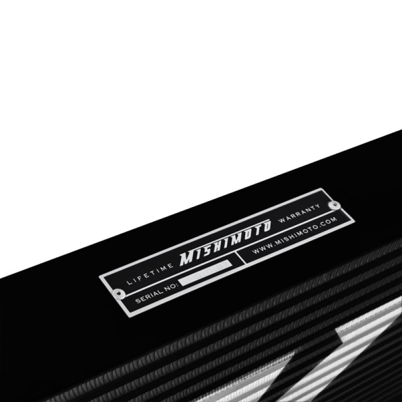 Mishimoto Universal Black S Line Intercooler Overall Size: 31x12x3 Core Size: 23x12x3 Inlet / Outlet