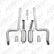 MBRP 11-14 Ford Mustang GT 5.0L Dual Split Rear Street Version T409 3in Cat Back Exhaust System