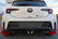 Rally Armor 23-26 Toyota GR Corolla Red UR Mud Flap w/White Logo