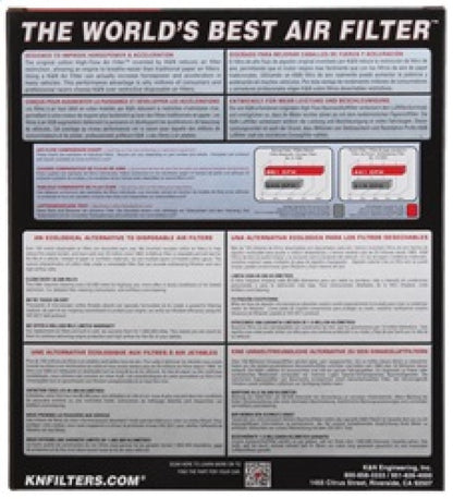 K&N Drop-In Air Filter | 2005-2017 Mitsubishi L200, Triton & Strada & more | 33-2951