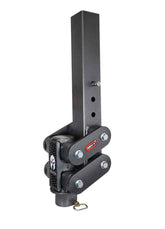 Gen-Y Spartan Torsion-Flex 2.5in Offset 4in SQ Tube Gooseneck 2-5/16in Coupler Standard Height