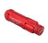 NRG 700 Series M12 X 1.25 Steel Lug Nut w/Dust Cap Cover Set 21 Pc w/Locks & Lock Socket - Red