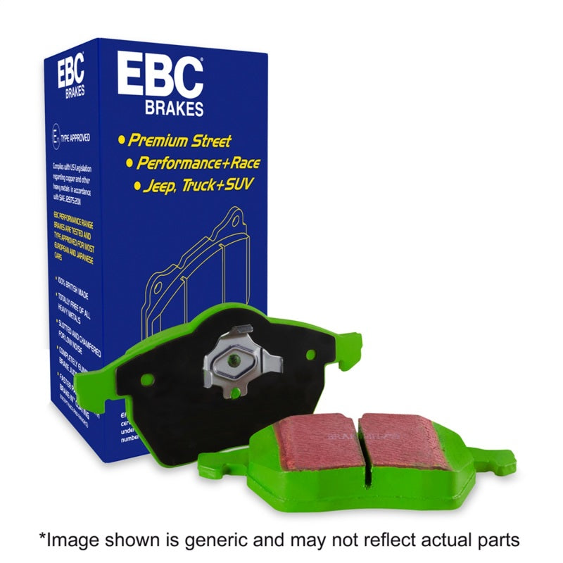 EBC 09-14 Cadillac Escalade 6.0 Hybrid Greenstuff Front Brake Pads