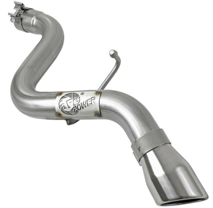aFe Power MACH Force-Xp Axle-Back Exhaust System with Polished Tip 18-20 Jeep Wrangler L4-2.0T / V6-3.6L | 49-48070-1P
