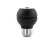 Momo Race Shift Knob - Black Airleather, Aluminum Insert