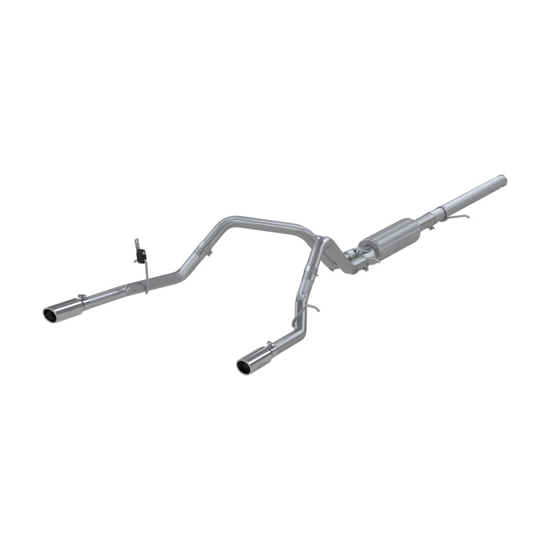 MBRP 14 Chevy/GMC 1500 Silverado/Sierra 4.3L V6/5.3L V8 Dual Split Rear T409 3in Cat Back Exhaust