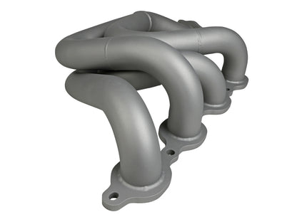 aFe Power Twisted 304 Stainless Steel Header 2020 Chevy Corvette (C8) 6.2L V8 - Titanium Ceramic Coated | 48-34148-T