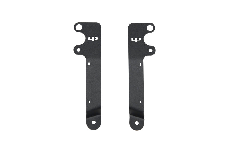 LP Aventure 18-19 Subaru Crosstrek Hood Light Brackets - Powder Coated (Pair)