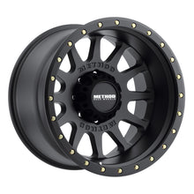 Load image into Gallery viewer, Method MR605 NV 20x10 -24mm Offset 8x180 124.1mm CB Matte Black Wheel