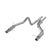 MBRP 11-14 Ford Mustang GT 5.0L Dual Split Rear Race Version T409 3in Cat Back Exhaust System