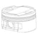 CP Piston Toyota GR Yaris G16E-GTS Bore 87.51mm / 10.5:1 / 24mm pin - Set of 3