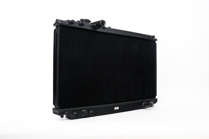 CSF All-Aluminum Radiator — 1993-1998 Toyota Supra | 3.0L I6, 2-Row 42mm, Black | 2882B