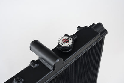 CSF All-Aluminum Radiator — 1993-1998 Toyota Supra | 3.0L I6, 2-Row 42mm, Black | 2882B