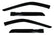 AVS 11-18 Ford Explorer Ventvisor Outside Mount Window Deflectors 4pc - Smoke