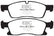 EBC 11+ Dodge Durango 3.6 Ultimax2 Front Brake Pads