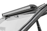 30" Single Row Light Mount | Front | Black Series | White DRL | Polaris RZR Turbo R 