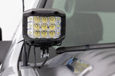 LED Light Kit | Ditch Mount | 2" Black Pair | Flood | Chevy 1500 & Chevy/GMC 2500HD/3500HD (07-14)