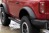 Oval Nerf Steps | 2-Door | Black | Ford Bronco (2 Door) 4WD (2021-2026)