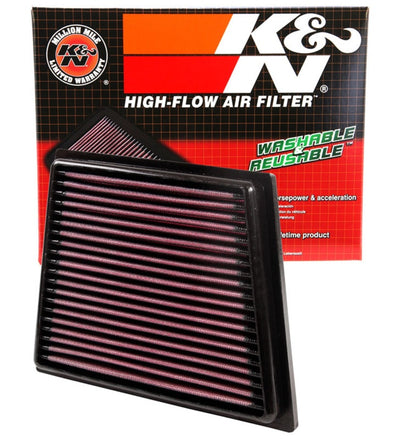K&N Drop-In Air Filter | 2008-2020 Ford KA, Fiesta & Figo & more | 33-2955