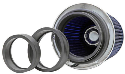 K&N Universal Air Filter | Round Tapered, 4in Flange, 5.5in Tall | RG-1001BL