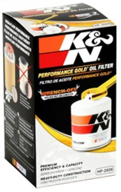 K&N Oil Filter | 3/4 In. - 16 Thread | HP-2009