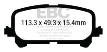 Load image into Gallery viewer, EBC 14+ Acura MDX 3.5 Greenstuff Rear Brake Pads