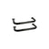 Rugged Ridge 3in Round Tube Side Steps Black 76-83 CJ5