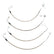 Rugged Ridge Brake Hose Kit Braided Stainless 07-18 Jeep Wrangler