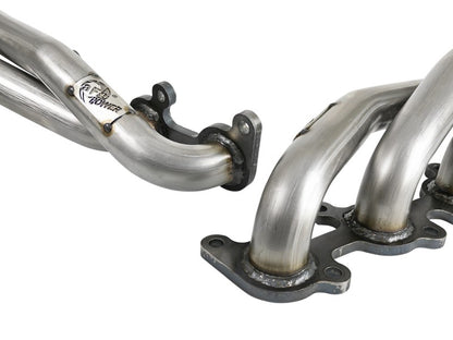 aFe Power Ford F-150 15-22 V8-5.0L Twisted Steel 304 Stainless Steel Headers | 48-33025-1