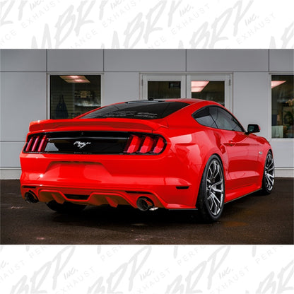 MBRP 2015-2026 Ford Mustang EcoBoost 2.3L Alum 3in Cat Back Dual Split Rear Exit (Street Version) | S7274AL