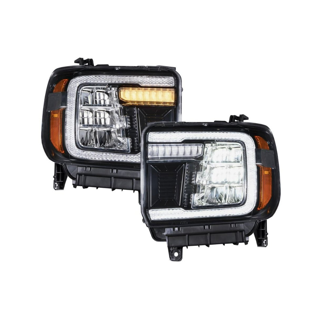 Form Lighting 2014-2018 GMC Sierra 1500 Sequential LED Reflector Headlights (pair) FL0011