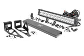 LED Light Kit | Bumper | 20" Chrome Dual Row | White DRL | Ford F-250/F-350 Super Duty (05-07)