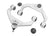 Forged Upper Control Arms | 3 Inch Lift | Chevy/GMC 2500HD/3500HD (20-26)