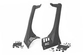 LED Light Mounts | Upper Windshield | 50" | Jeep Gladiator JT/Wrangler JL (18-26)