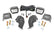 LED Light Kit | Cage Mount | 2" Chrome Pair | Wide Angle | Honda Talon 1000 