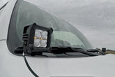 LED Light Kit | Ditch Mount | 2" Black Flood Pair | Toyota 4Runner (10-24)