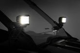 LED Light Kit | "A" Pillar Mount | 2" Black Pair | Amber DRL | Polaris RZR PRO XP 